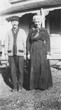 John and Margaret Blancher on the farm