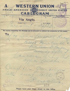 The original Telegram