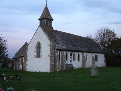 All Saints Church in Goosey, Berkshire, England. Where Clara was born.  Copyright owned by Dennis Jackson.